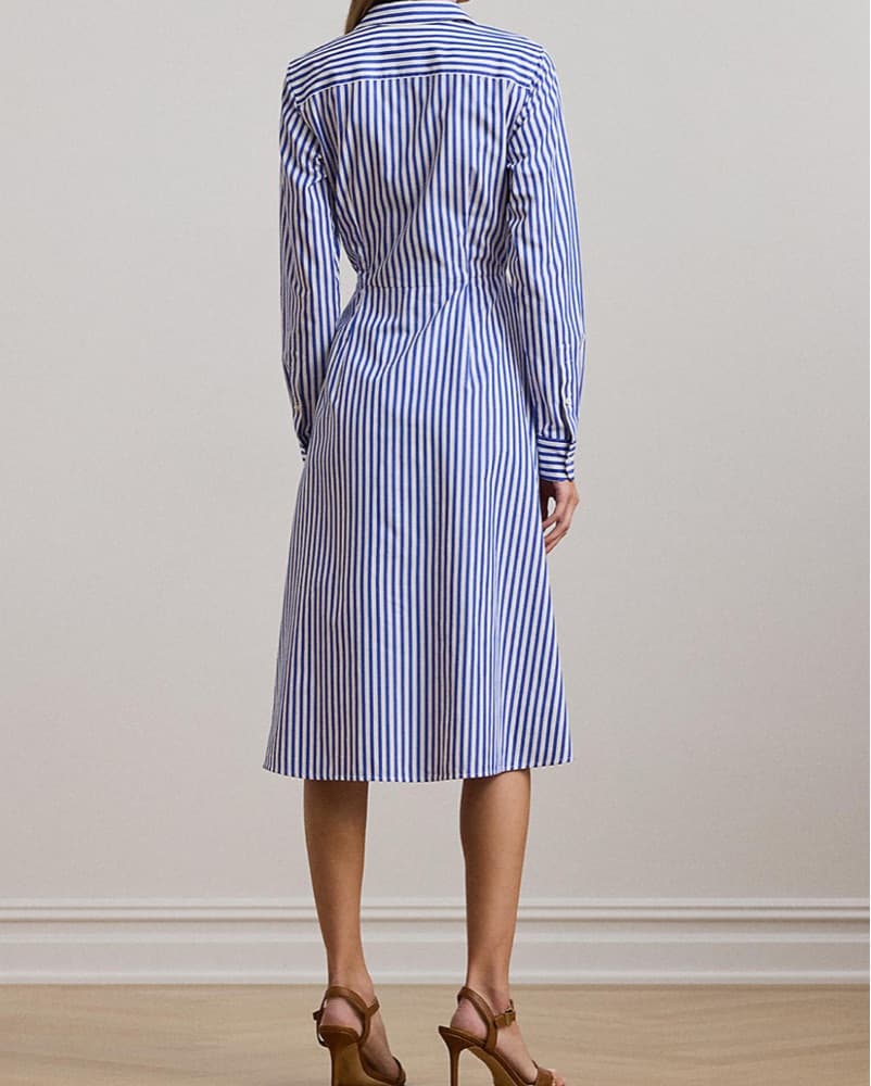 Ralph Lauren Striped Tie Shirt Dres - Image 2
