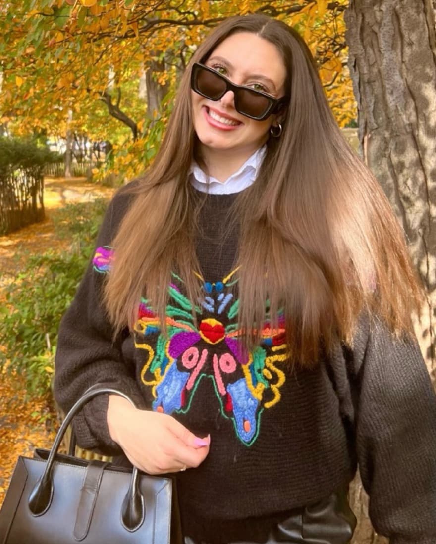 Mother “Batwing” Butterfly Sweater - Image 1