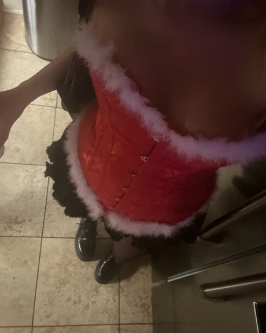 Mrs Claus Corset Top - Image 3