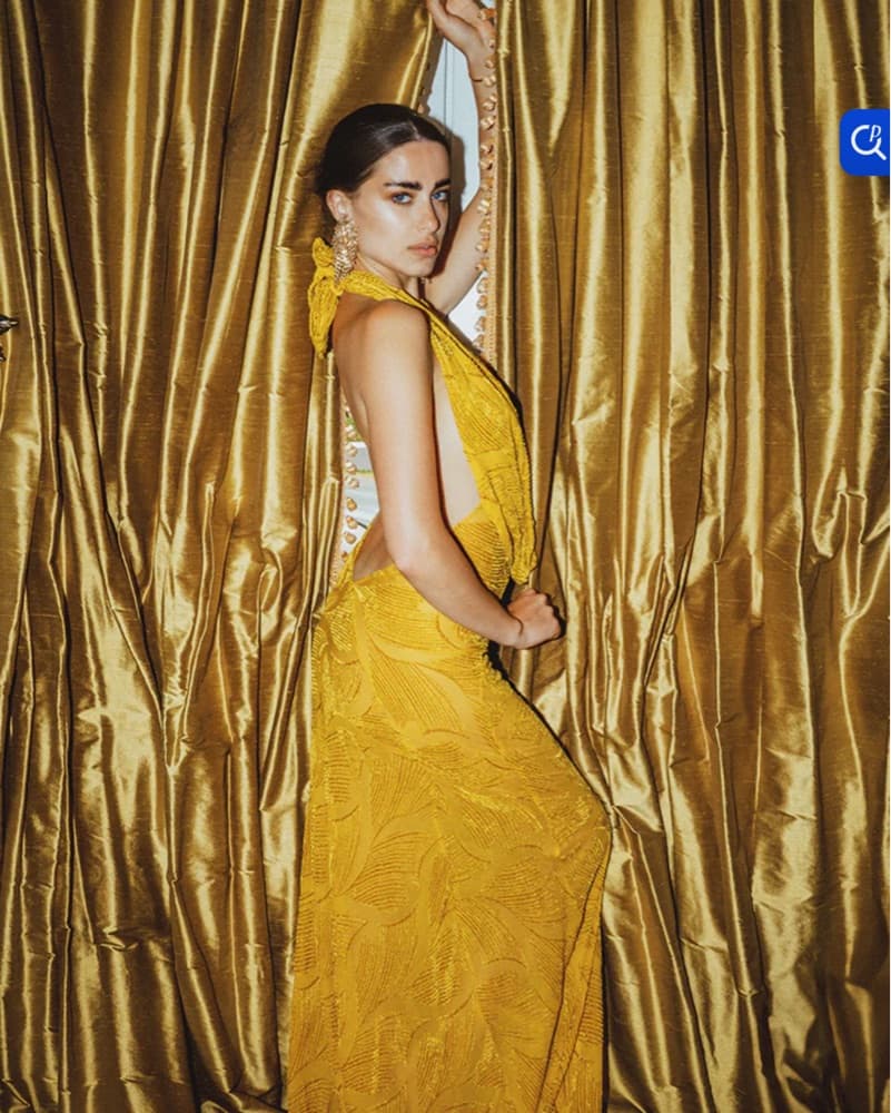 Janthee Yellow Gown / Maxi Dress - Image 3