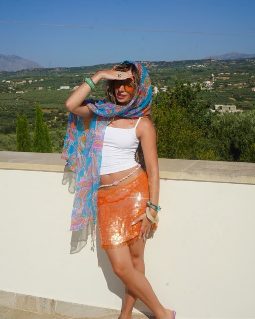 Mirchi By Kim Sequin Skirt  - Image 1