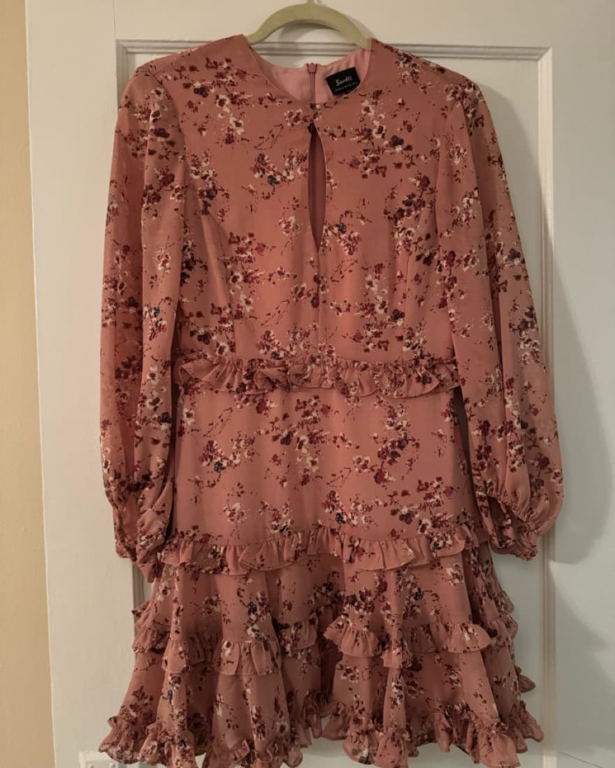 Bardot Ditsy Rose Dress - Image 5