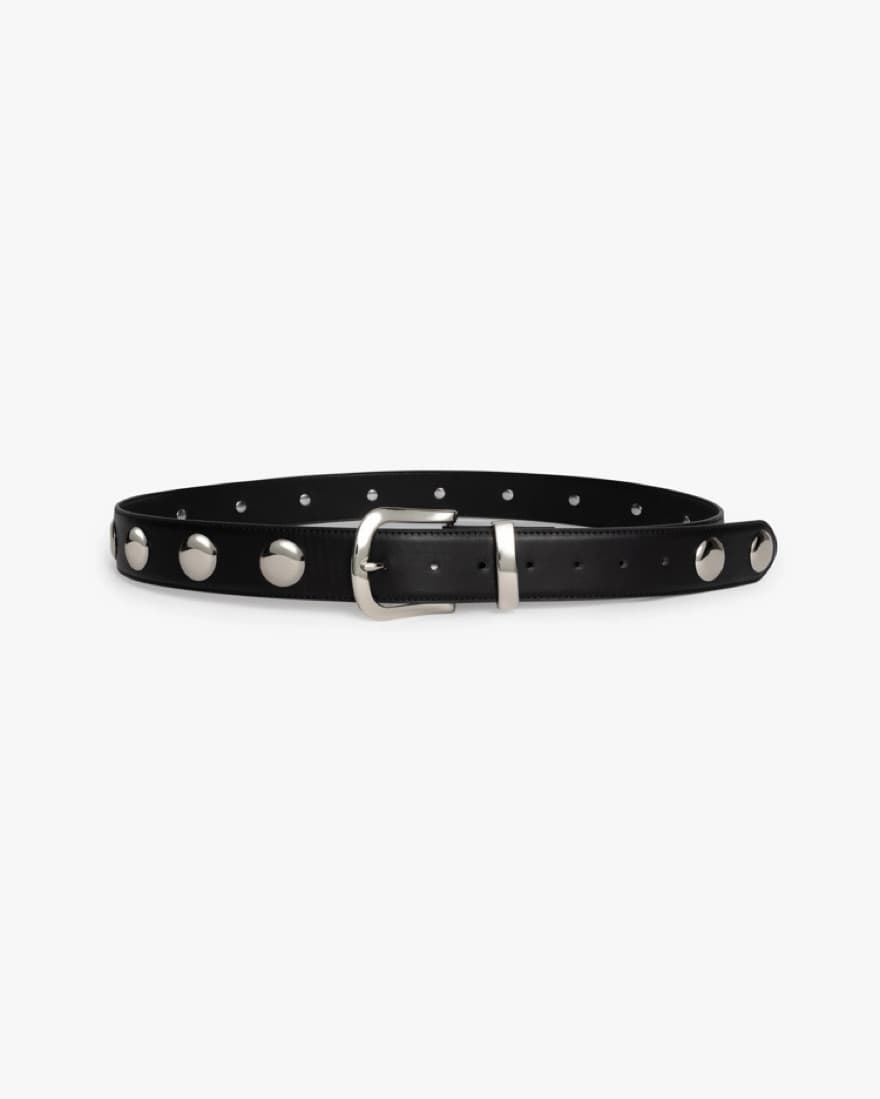 Khaite Inspired Belt With Silver Detail - Image 2
