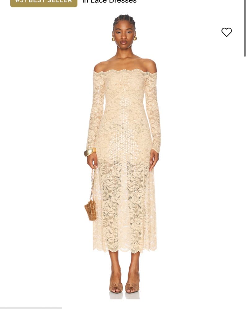 Rabanne Stretch Lace Maxi Dress - Image 1