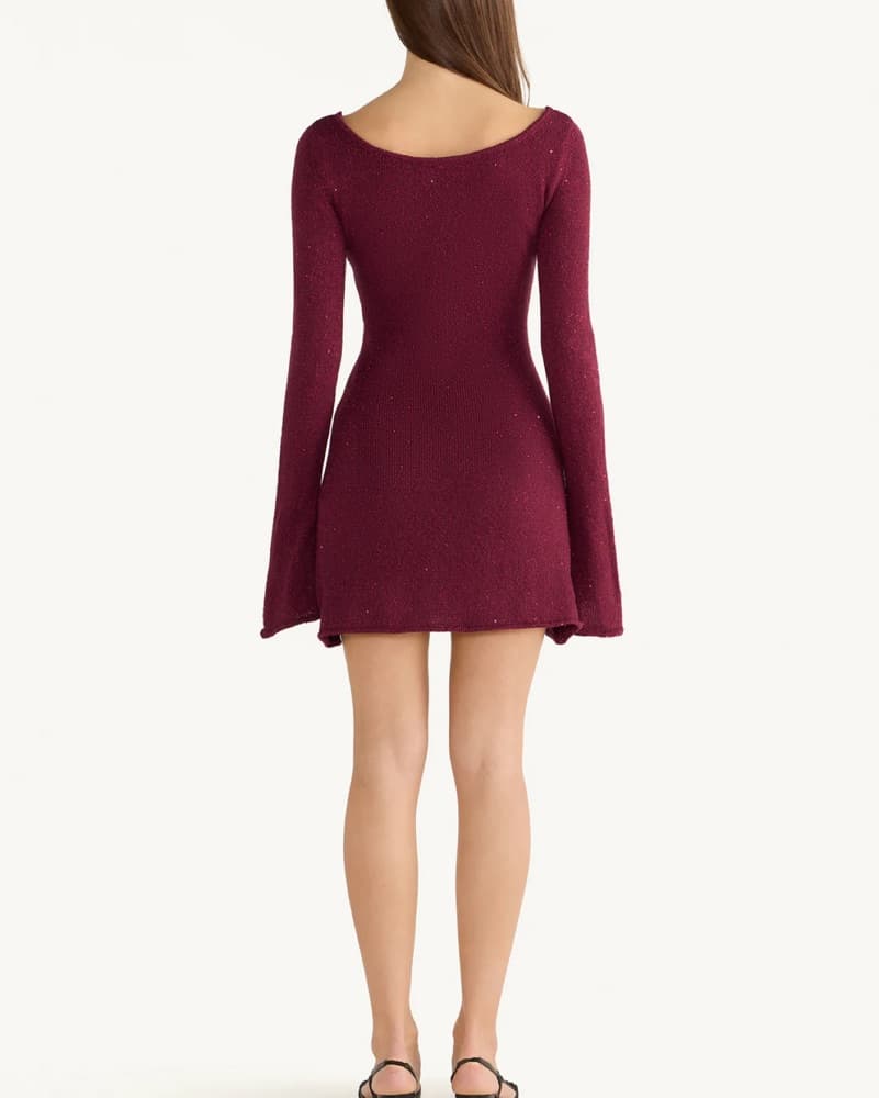 Asta Resort Maya Mini Dress Port Sequin - Image 6