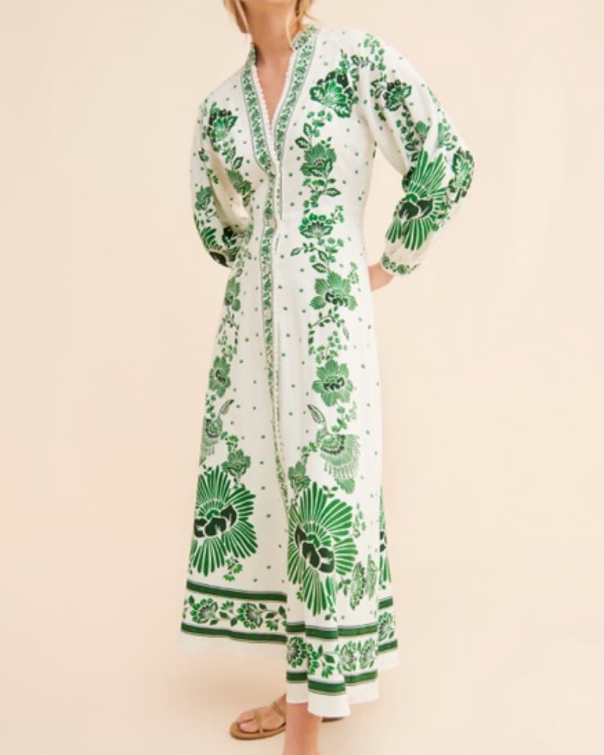 Farm Rio Forest Soul Maxi Dress - Image 1