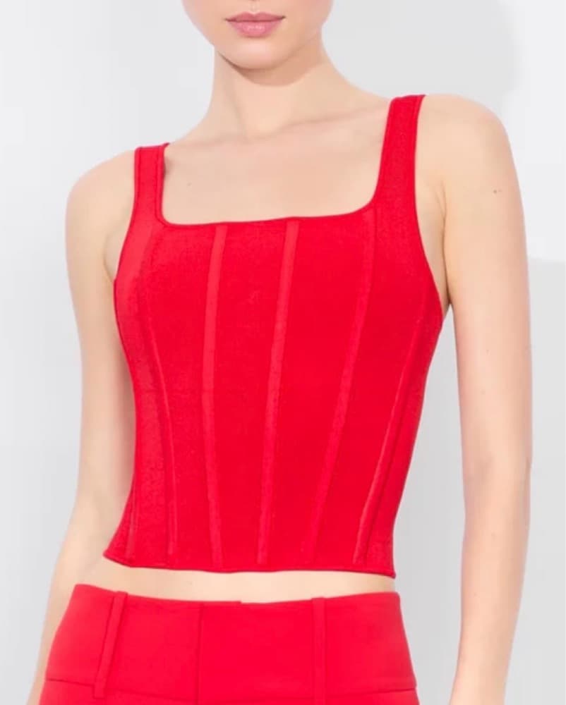 Alice + Olivia- Sariah Corset Tank - Image 1