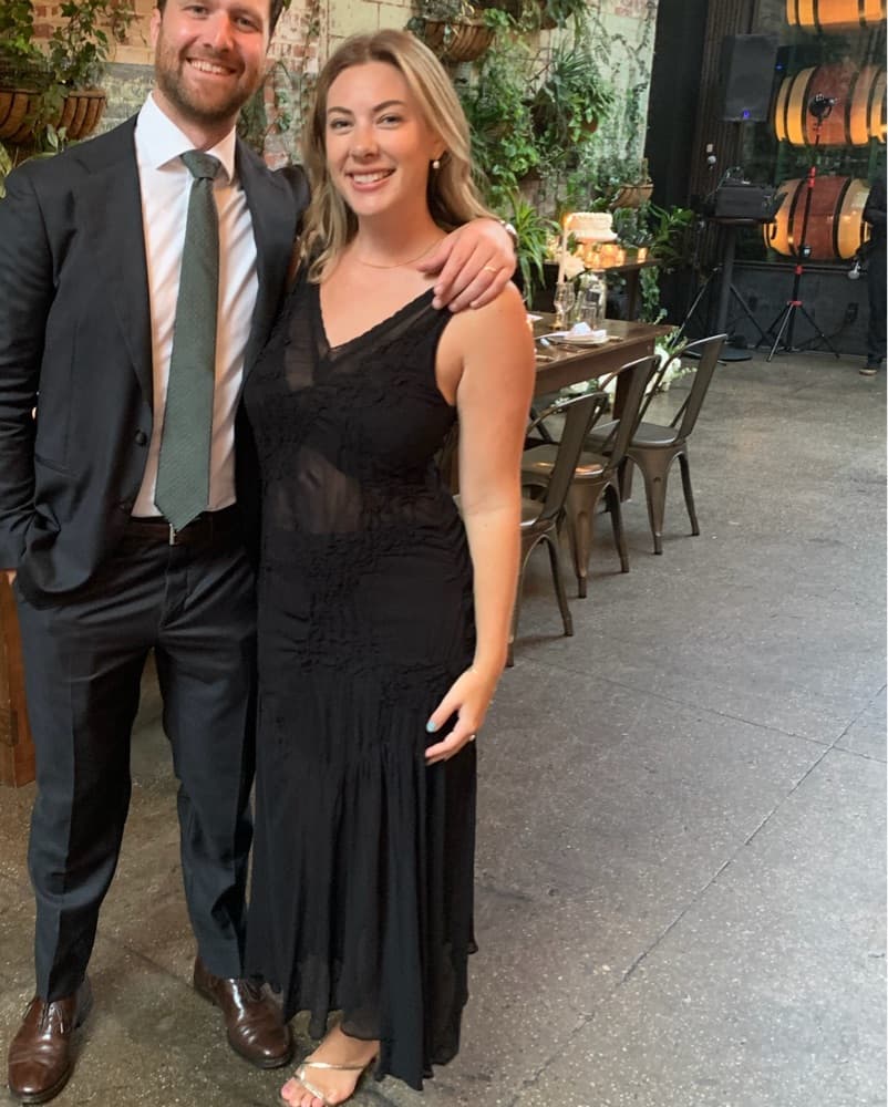 Zara Black Semi Sheer Textured Dress - Image 1