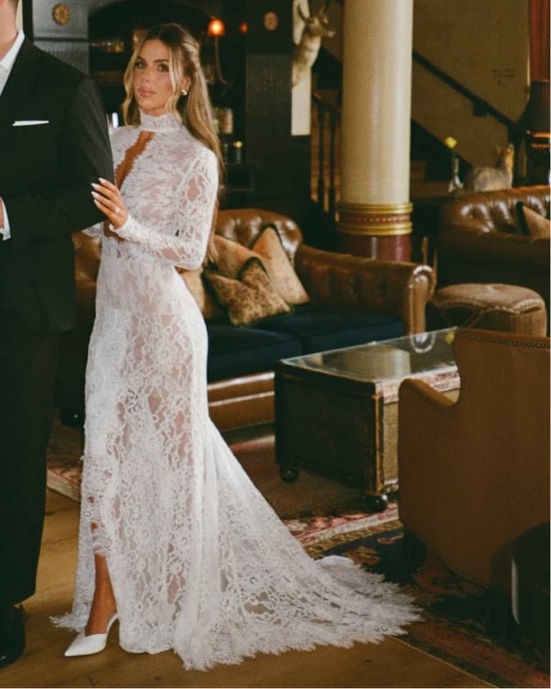 Bronx And Banco Eleanor Lace Maxi White - Image 1