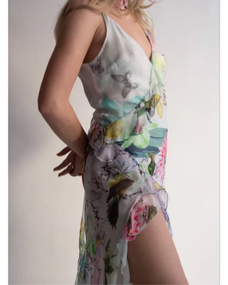 Dana Foley -YVONNE RUFFLE DRESS  - Image 5