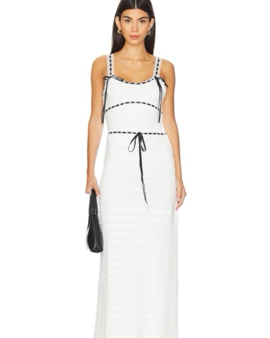 For Love & Lemons White Knit Maxi - Image 2