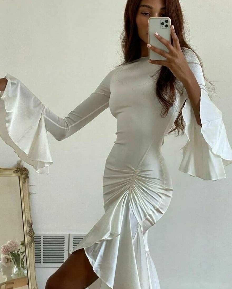 Caroline Constas Monique Midi Dress - Image 3