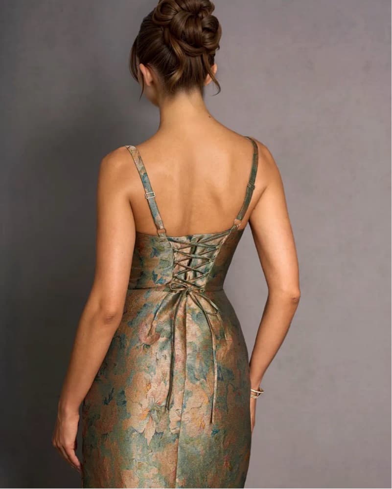 Vinage Teal Azazie Atelier Calantha - Image 6