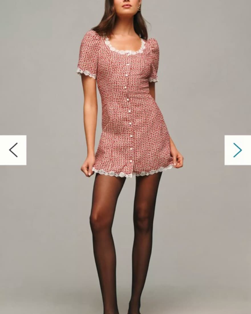 Reformation Anabella Mini Dress - Image 3