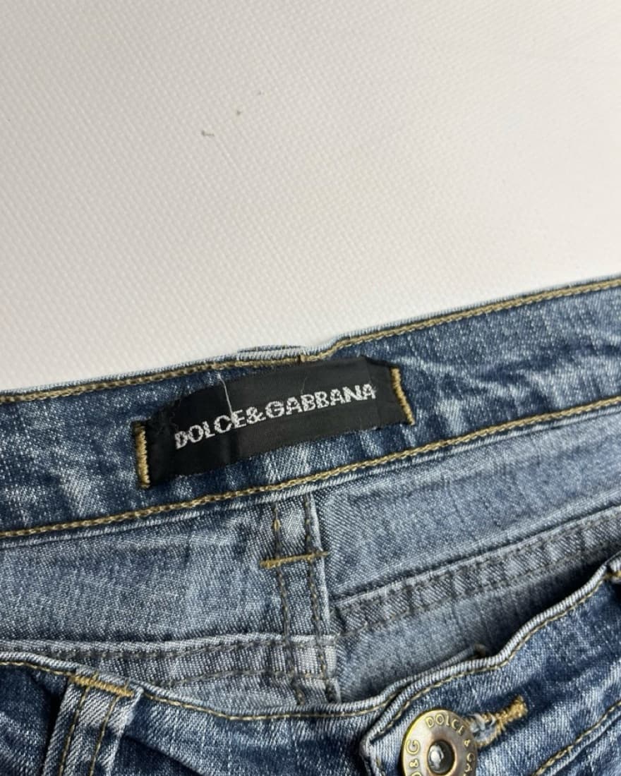 Dolce & Gabbana Patterned Jeans  - Image 4