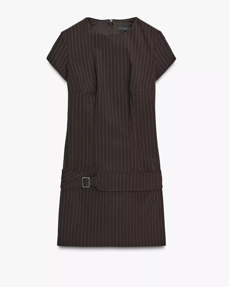 Belted Short Chic Dress - Image 2