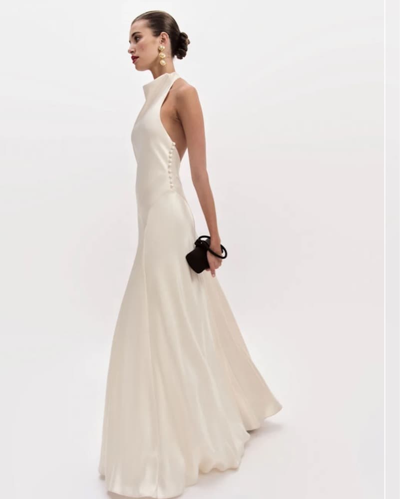 Reformation Roy Backless Gown - Image 1