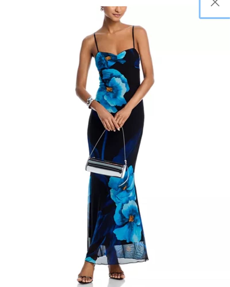 Vibrant Floral Maxi Dress - Image 1