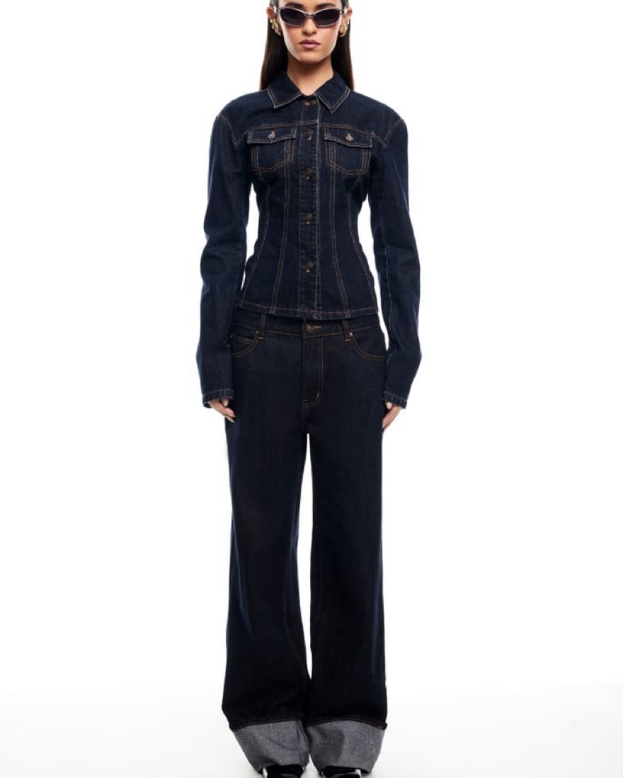 Lioness Rider Demin Jacket & Jeans Set - Image 1