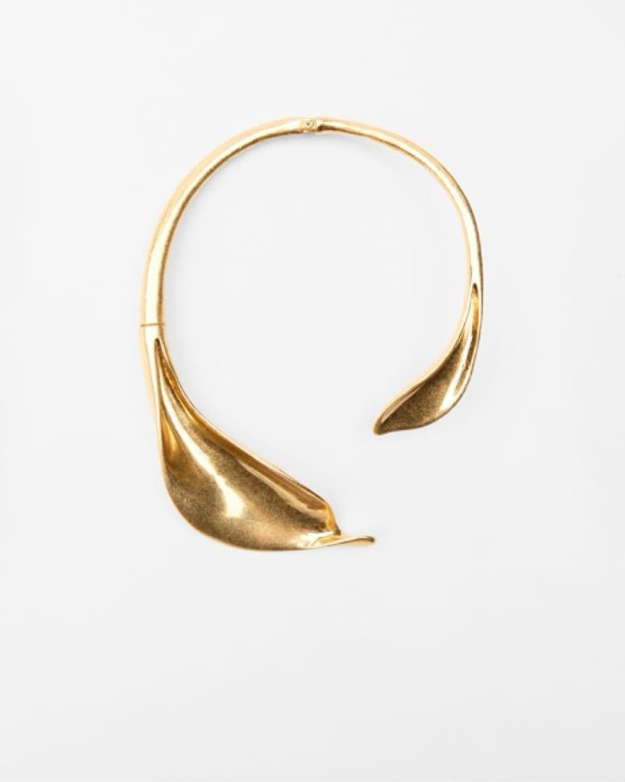 Zara Gold Leaf Choker  - Image 1