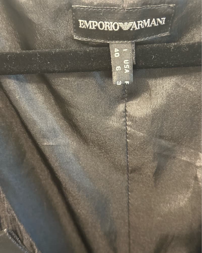 Mini Emporio Armani Black Dress Size 6 - Image 3