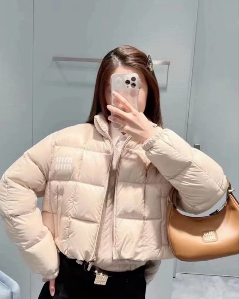 Miu Miu Cropped Puffer - Image 1