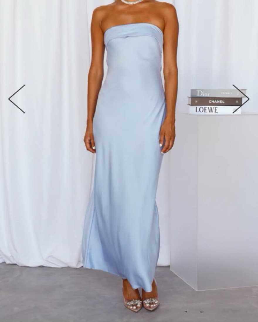 Hello Molly Satin Maxi Dress - Image 1
