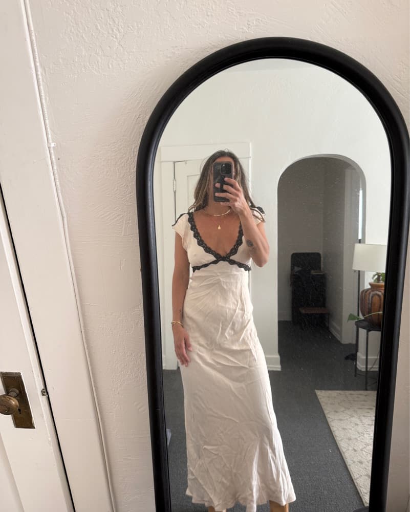 Cream Dress - Image 1