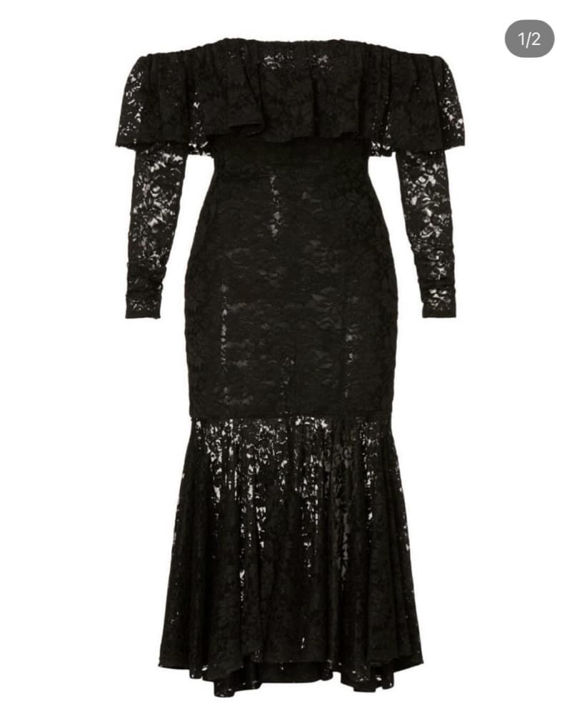 black lace dress - Image 2
