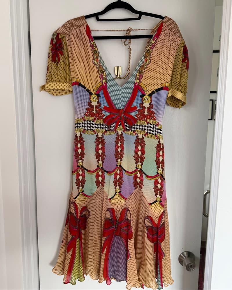 Basso & Brooke Silk Multicolor Dress  - Image 3