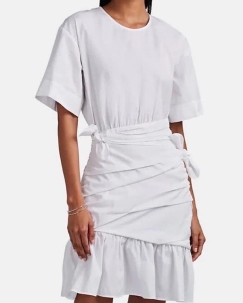 ALC Cassia White Shirt Dress - Image 1