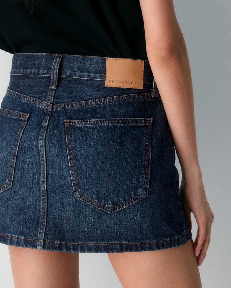 Denim Forum 90s Mini Cargo Skirt - Image 1