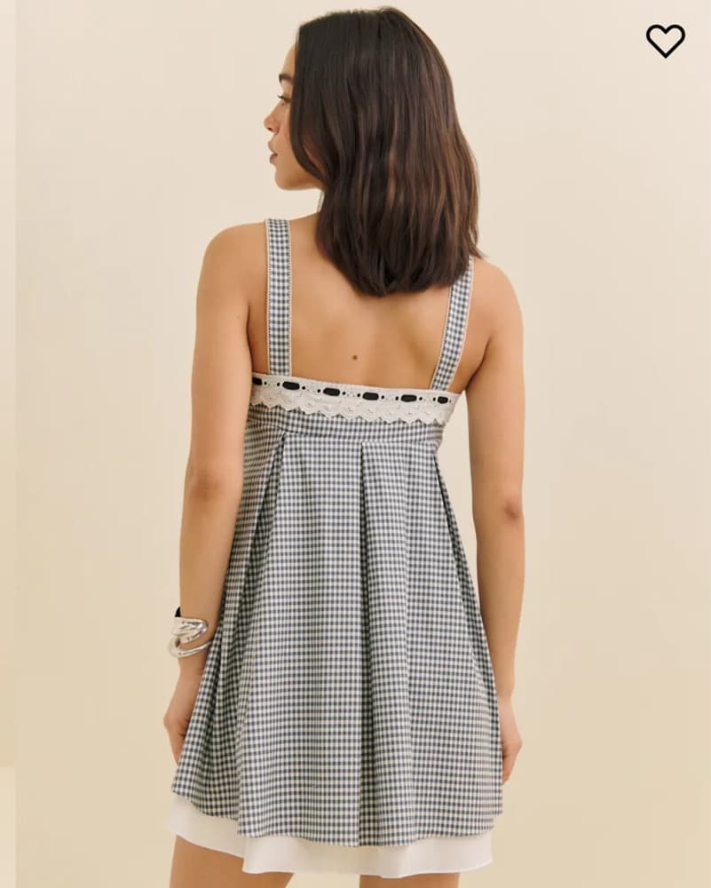 Reformation Shai Dress In Gingham - Image 2