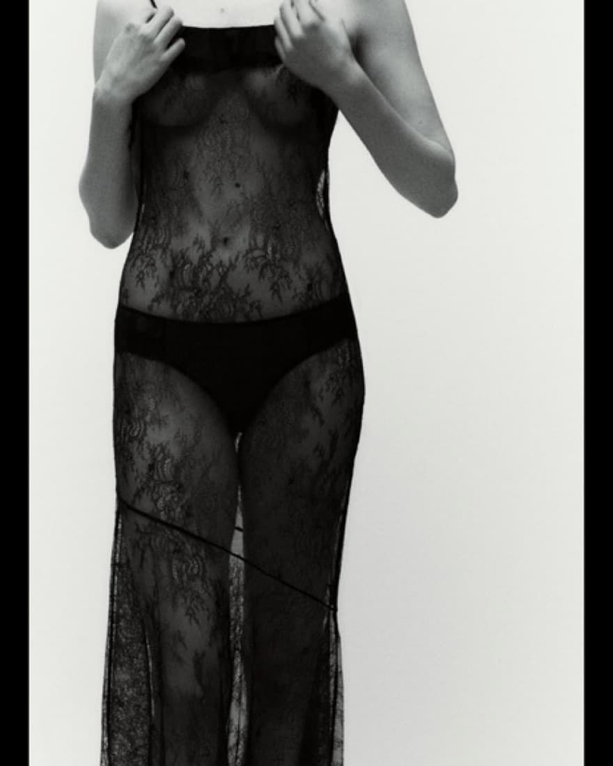 Zara Long Lace Dress  - Image 2