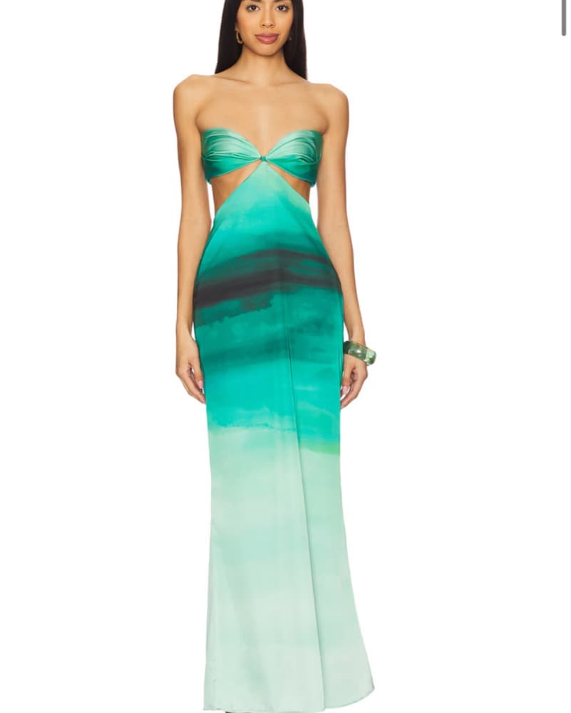 Baobab Riri Dress in Evergreen - Image 1