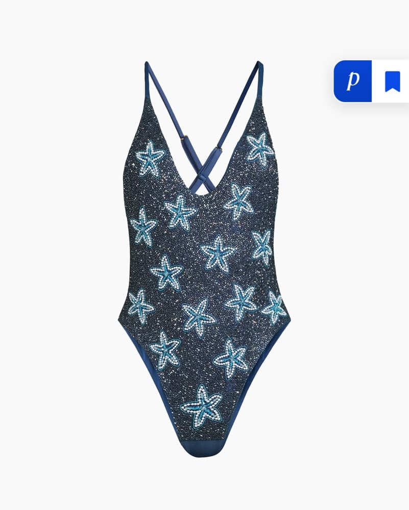 Starfish Embroidered One Piece Suit - Image 5