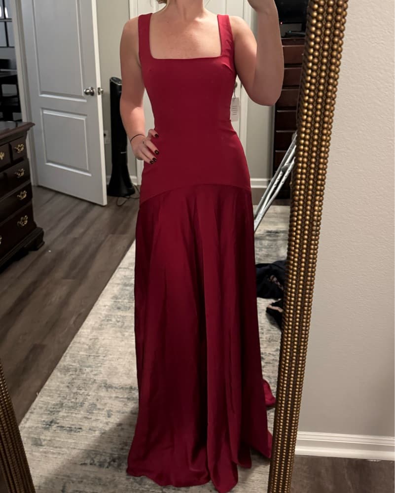 Marianna Sidney Oxblood Gown  - Image 2