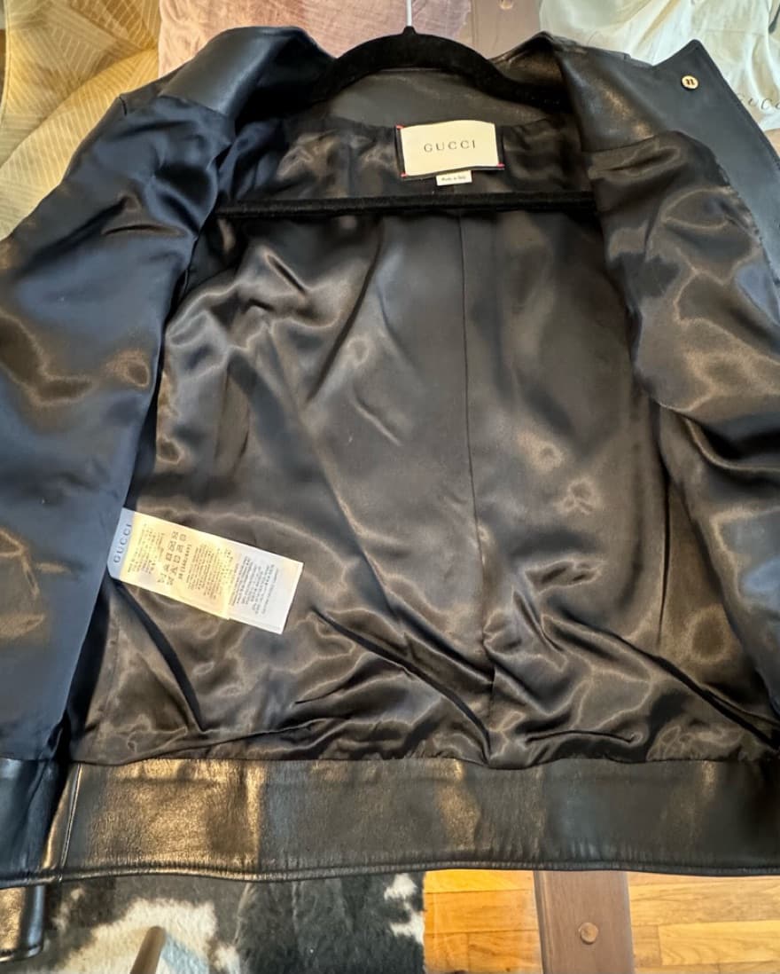 Gucci Alessandro Michele Leather Jacket - Image 4