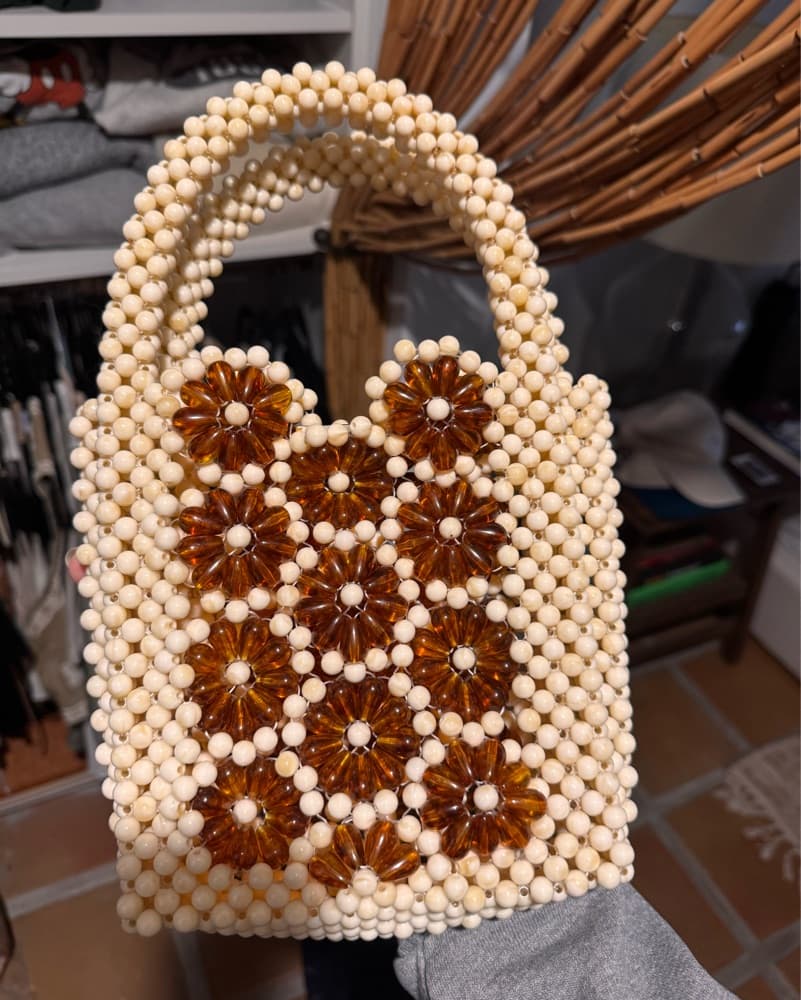 Lele Sadoughi Daisy Beaded Mini Bag - Image 5