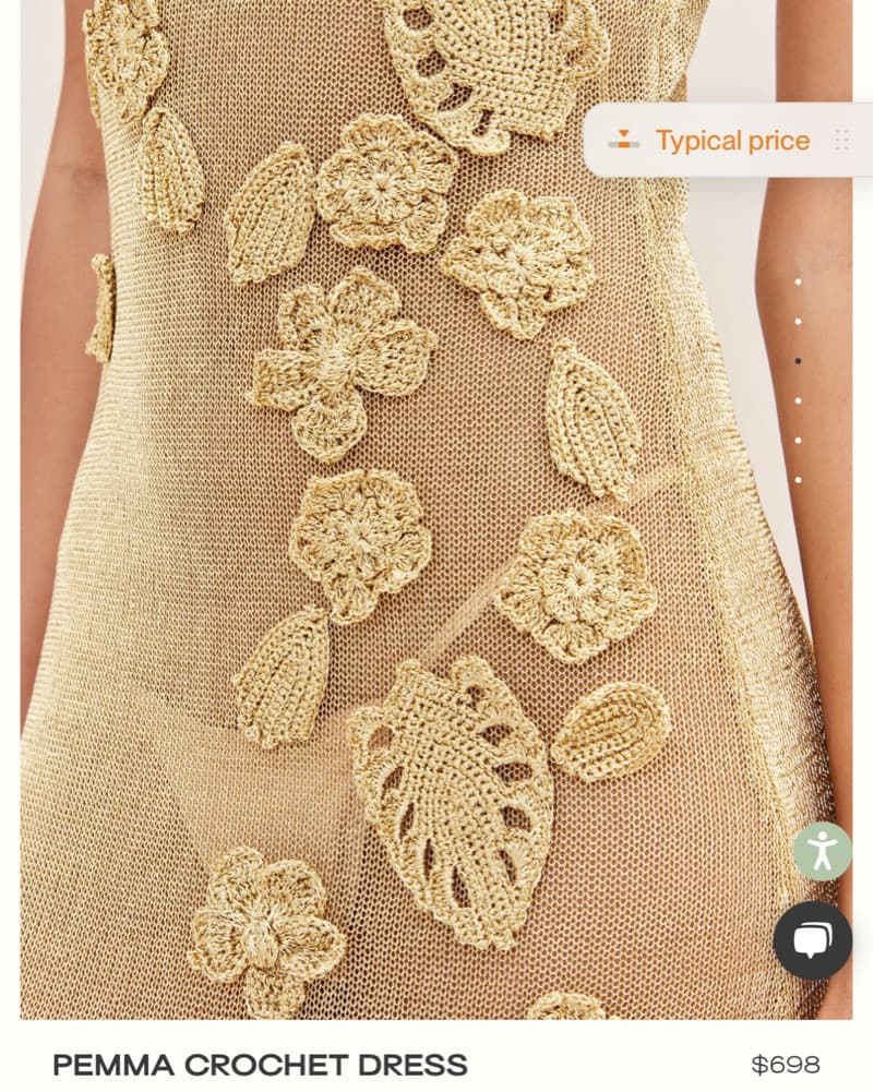 Cult gaia Gold Knit Dress - Image 4