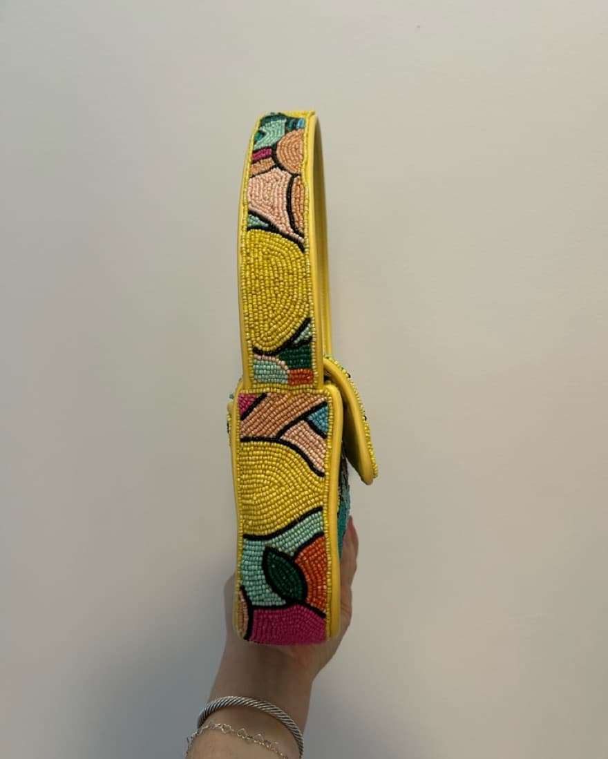 Staud Beaded Citrus Tommy Bag 🍋🍊 - Image 6