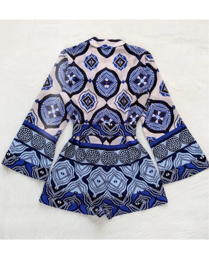 Alexis Blue Robbie Romper XS - Image 3
