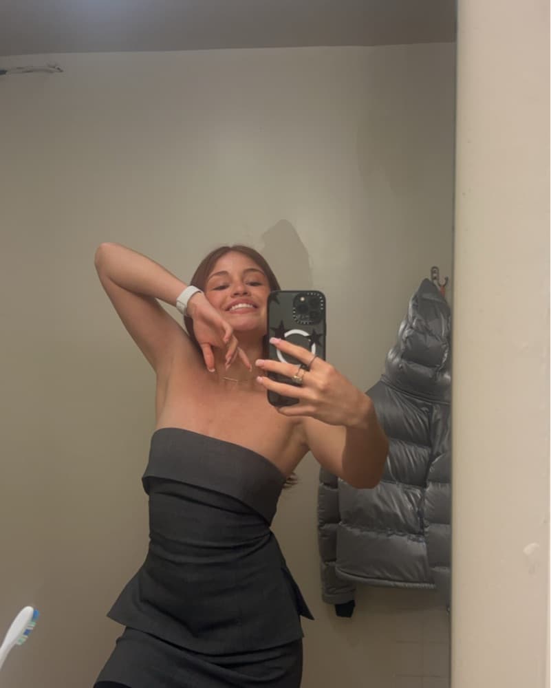 Aritzia Babaton Charcoal Tube Top - Image 1