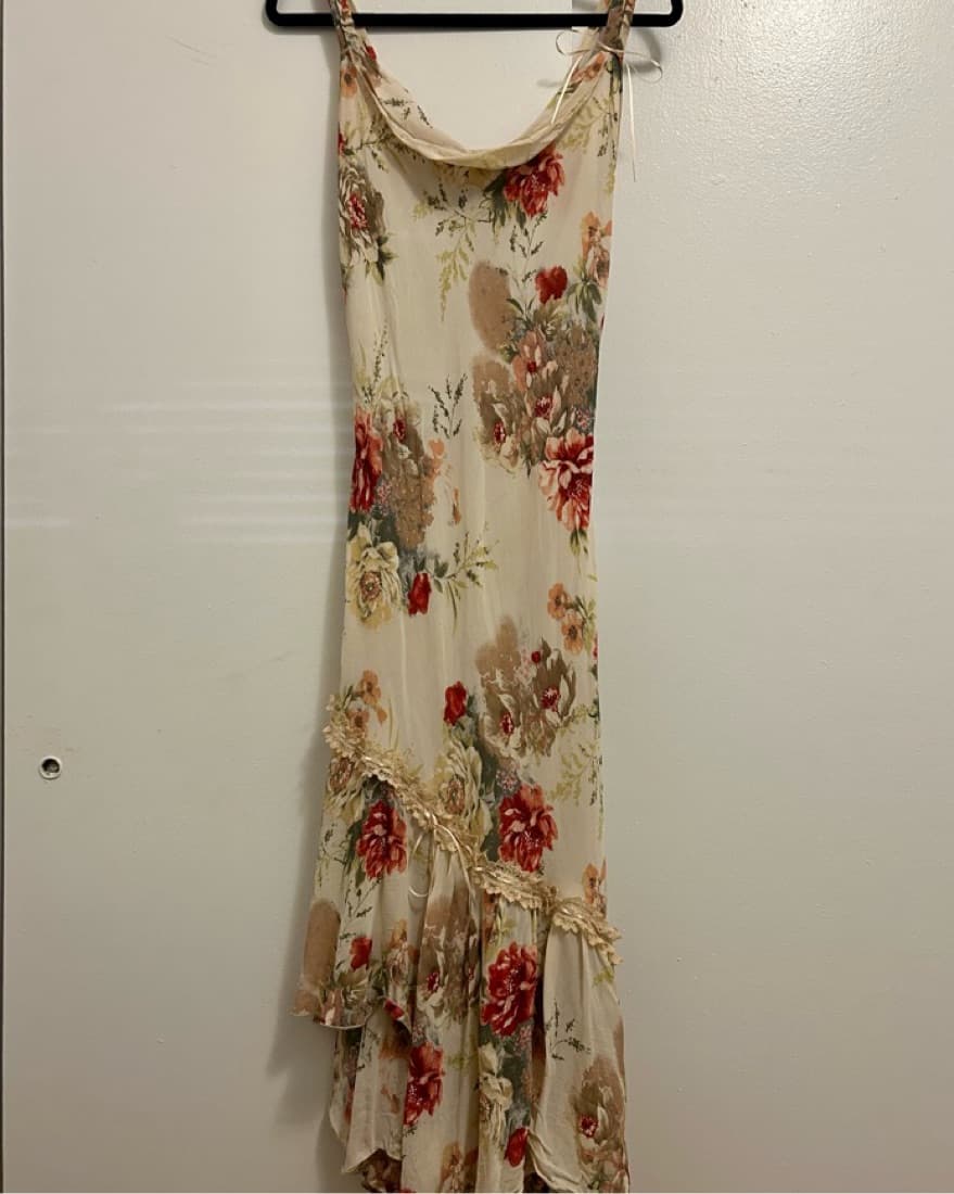 Vintage Floral Dress - Image 1