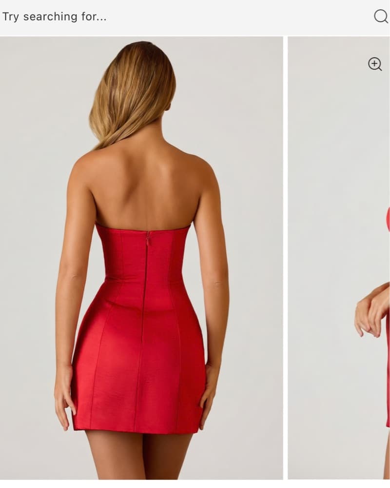 Oh Polly Red Mini Dress  - Image 2