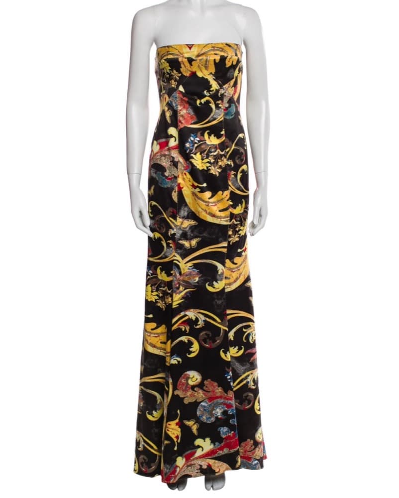 Roberto Cavalli Strapless Dress - Image 1