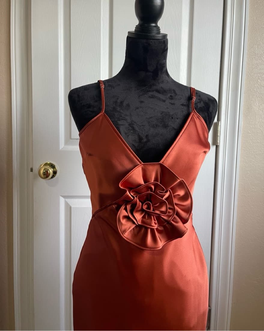 Gianni Bini Rosette Long Dress - Image 2