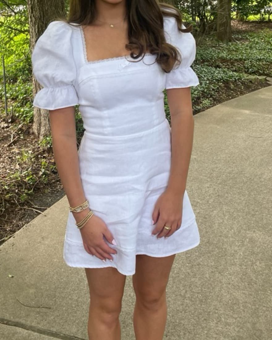 Reformation Evianna Linen Dress - Image 3