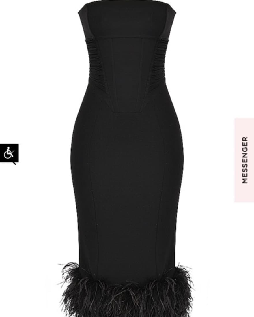 House Of CB Strapless Corset Dress - Image 2