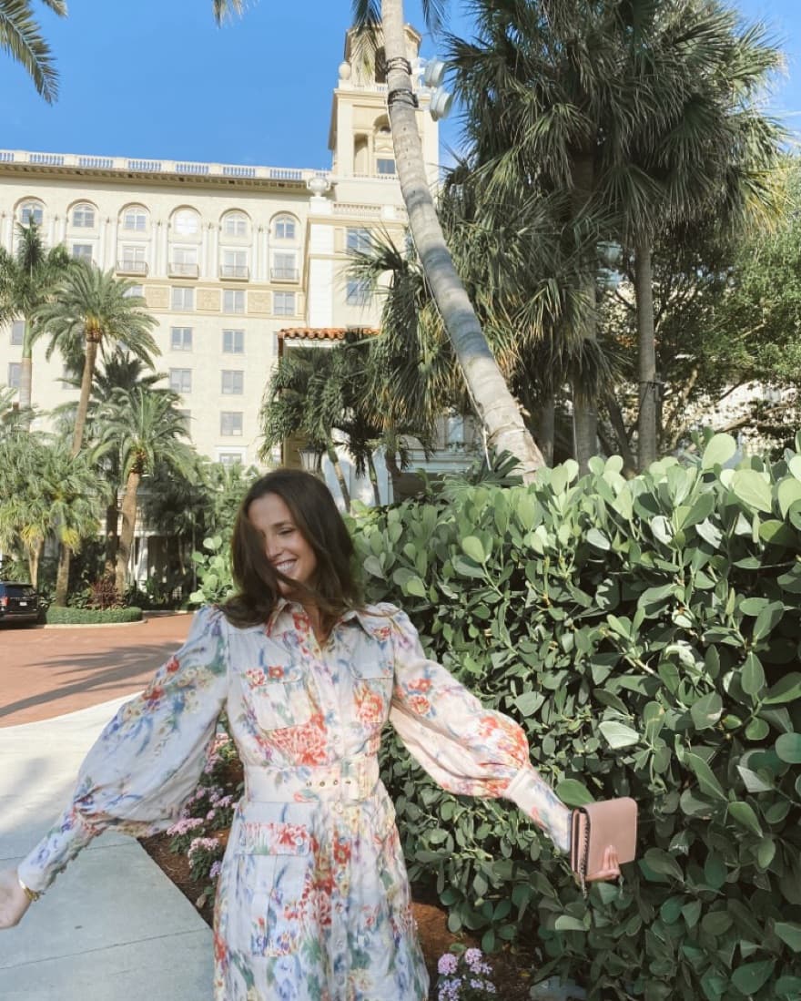 Zimmerman Floral Cocktail Dress - Image 1
